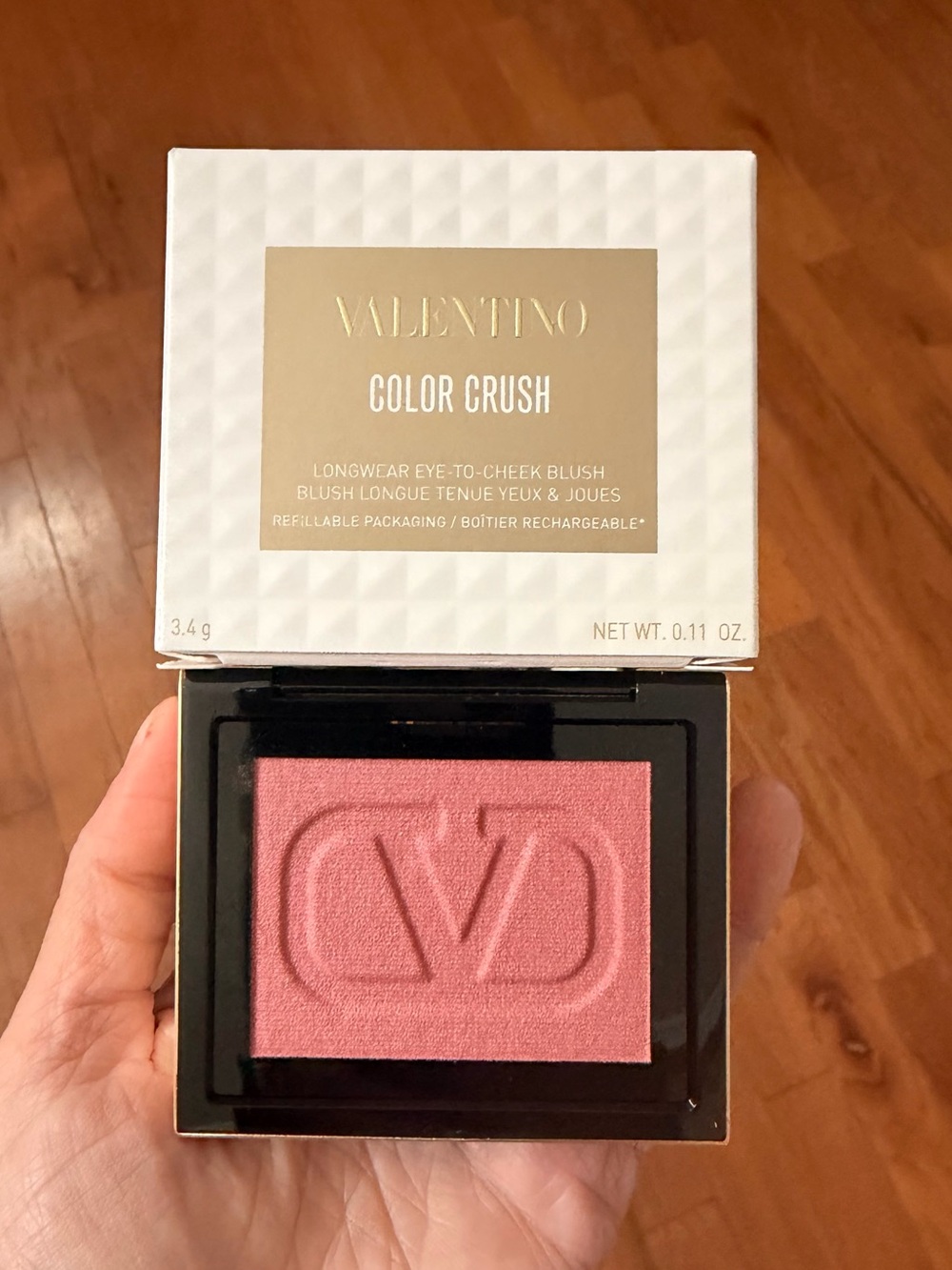 Valentino Color Crush Eye-to-Cheek Blush — 123R Spike A Pose
